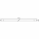 LED fénycső 22W T8, 1500mm, 6500K hideg fehér, G13 foglalat - TLS203/25