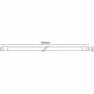 LED Fénycső 22W 2280lm Hideg fehér 6500K Opál G13 1500mm - TLS203