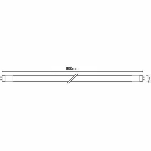 LED Fénycső 10W 970lm Természetes fehér 4100K Opál G13 600mm - TLS221