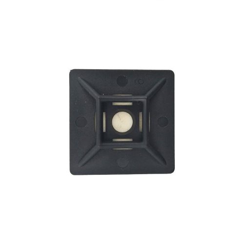 Öntapadós szalagtartó 2,8mm fekete 100db - TMA1212/BK