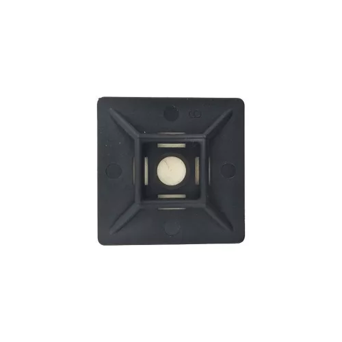 Öntapadós szalagtartó 4,8mm fekete 100db - TMA2828/BK