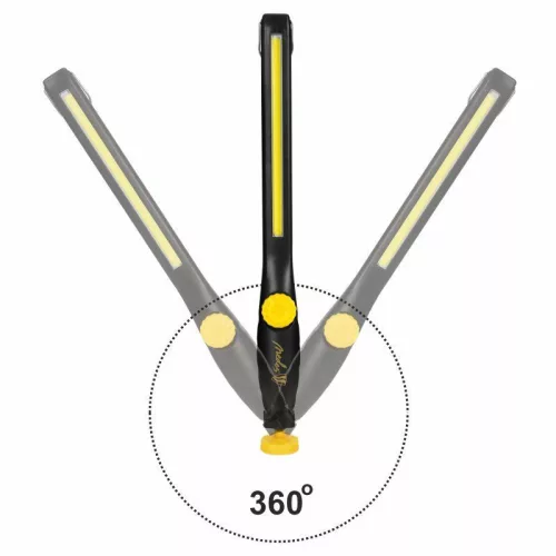 LED tölthető munkalámpa 10W, 400Lm, IPX4, 378xØ38mm - WL03R