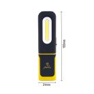 LED tölthető munkalámpa 5W COB+3W SMD 350+70 lm, IP44, Li-Ion 1200mAh - WL09R