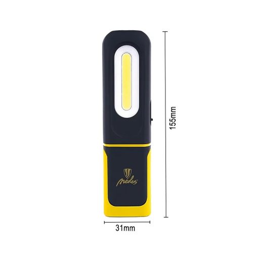 LED tölthető munkalámpa 5W COB+3W SMD 350+70 lm, IP44, Li-Ion 1200mAh - WL09R
