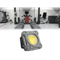   LED tölthető munkalámpa 15W, IPX4, Li-Ion 2000mAh, COB 1000 lm, mágneses tartó, USB-C - WL10R
