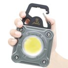 LED tölthető munkalámpa 15W, IPX4, Li-Ion 2000mAh, COB 1000 lm, mágneses tartó, USB-C - WL10R