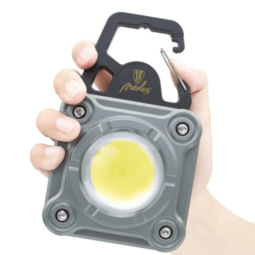 LED tölthető munkalámpa 15W, IPX4, Li-Ion 2000mAh, COB 1000 lm, mágneses tartó, USB-C - WL10R