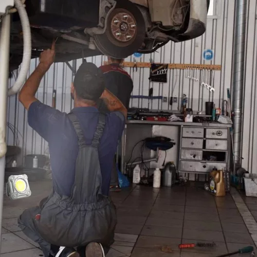 LED tölthető munkalámpa 15W, IPX4, Li-Ion 2000mAh, COB 1000 lm, mágneses tartó, USB-C - WL10R