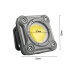 LED tölthető munkalámpa 15W, IPX4, Li-Ion 2000mAh, COB 1000 lm, mágneses tartó, USB-C - WL10R