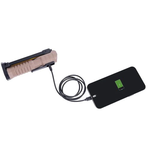 LED tölthető munkalámpa 10W, IPX4, Li-Ion 2000mAh, több fénymód, powerbank, USB-C - WL11R