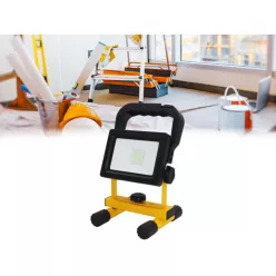 LED Tölthető munkalámpa 10W 800lm IP54 PC/ABS/acél WL20R