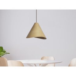   LED függő fa lámpa E27 foglalattal 60W 330x250x1500mm IP20 - WRE011