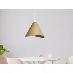   LED függő fa lámpa E27 foglalattal 60W 330x250x1500mm IP20 - WRE011