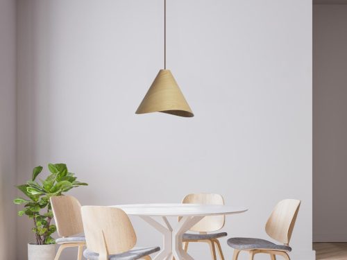 LED függő fa lámpa E27 foglalattal 60W 330x250x1500mm IP20 - WRE011