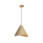 LED függő fa lámpa E27 foglalattal 60W 330x250x1500mm IP20 - WRE011