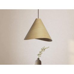   Tömör tölgyfa függőlámpa E27 foglalattal, Ø450x350 mm, max 60W - WRE012
