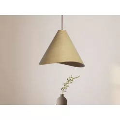   Tömör tölgyfa függőlámpa E27 foglalattal, Ø450x350 mm, max 60W - WRE012