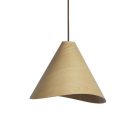 Tömör tölgyfa függőlámpa E27 foglalattal, Ø450x350 mm, max 60W - WRE012