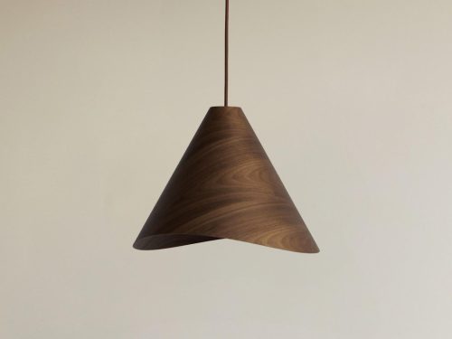 Tömör tölgyfa függőlámpa E27 foglalattal, Ø330x250 mm, max 60W - WRE021