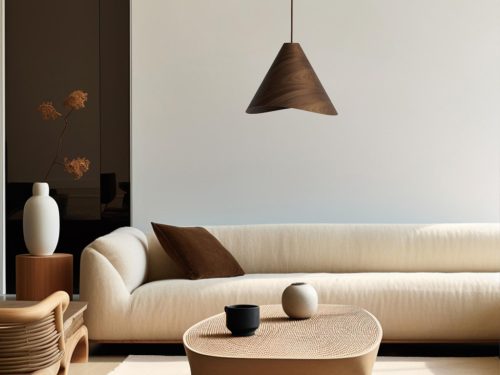 Tömör tölgyfa függőlámpa E27 foglalattal, Ø330x250 mm, max 60W - WRE021