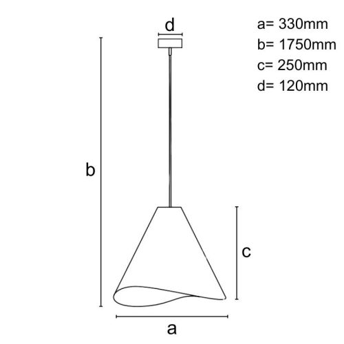 Tömör tölgyfa függőlámpa E27 foglalattal, Ø330x250 mm, max 60W - WRE021