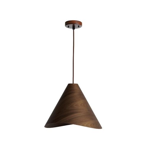 Tömör tölgyfa függőlámpa E27 foglalattal, Ø330x250 mm, max 60W - WRE021