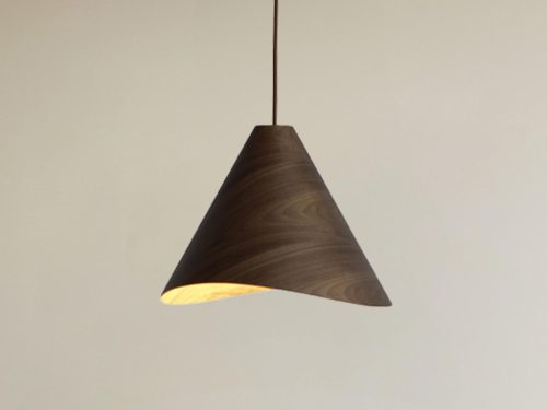 Tömör tölgyfa függőlámpa E27 foglalattal, Ø330x250 mm, max 60W - WRE021