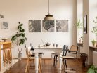 Tömör tölgyfa függőlámpa E27 foglalattal, Ø330x180 mm, max 60W - WRE041