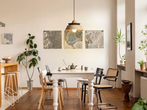 Tömör tölgyfa függőlámpa E27 foglalattal, Ø330x180 mm, max 60W - WRE041