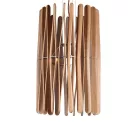 Tömör fa függőlámpa E27 foglalat, max. 60W, Ø380x650 mm - WRE051