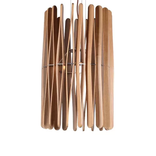 Tömör fa függőlámpa E27 foglalat, max. 60W, Ø380x650 mm - WRE051