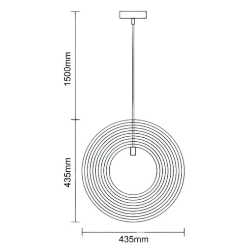 Tömör fa függőlámpa E27 foglalat, max. 60W, Ø435 mm - WRE061