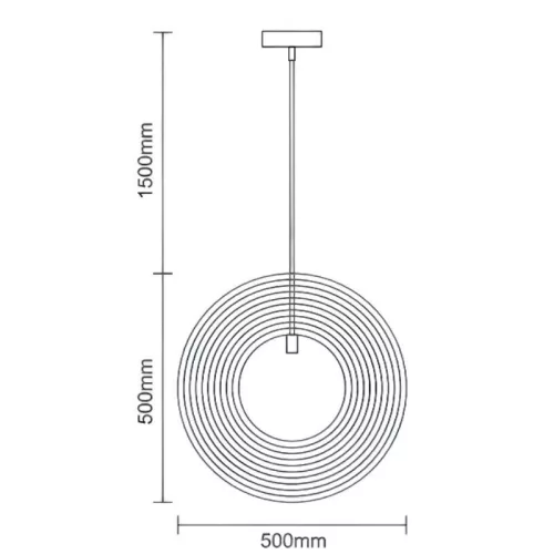 Tömör fa gömb függőlámpa E27 foglalat, max. 60W, Ø500 mm - WRE062