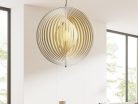 Tömör fa gömb függőlámpa E27 foglalat, max. 60W, Ø590 mm - WRE063