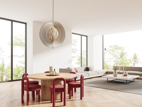 Tömör fa gömb függőlámpa E27 foglalat, max. 60W, Ø590 mm - WRE063