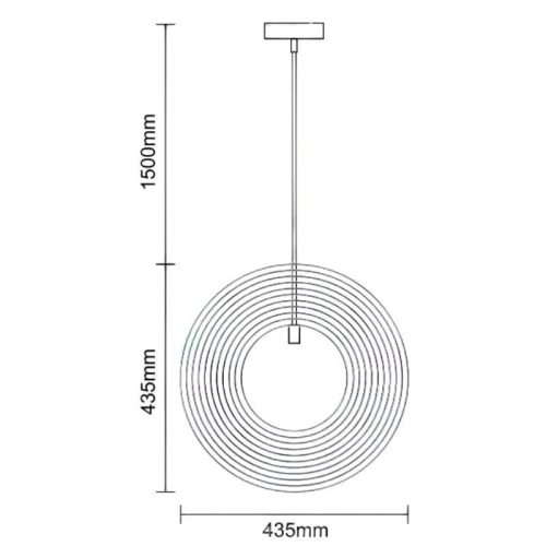 Függesztett lámpa tömör barnásfekete fa E27, 60W, Ø435 mm - WRE071