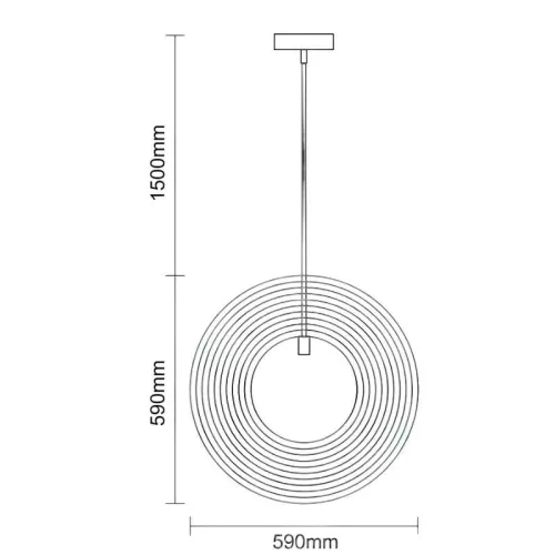 Függesztett lámpa tömör barnásfekete fa E27, 60W, Ø590 mm - WRE073