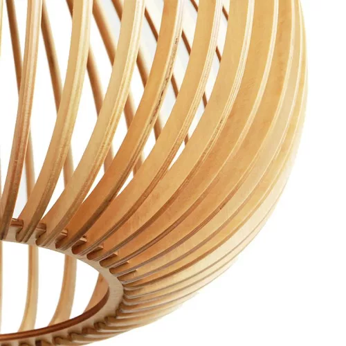 Tömör fa függőlámpa E27 foglalat, max. 60W, 310x450 mm - WRE081