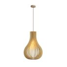 Tömör fa függőlámpa E27 foglalat, max. 60W, 310x450 mm - WRE081
