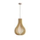 Tömör fa függőlámpa E27 foglalat, max. 60W, 310x450 mm - WRE081