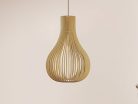 Tömör fa függőlámpa E27 foglalat, max. 60W, 380x550 mm - WRE082