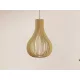 Tömör fa függőlámpa E27 foglalat, max. 60W, 380x550 mm - WRE082