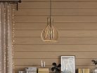 Tömör fa függőlámpa E27 foglalat, max. 60W, 200x320 mm - WRE111