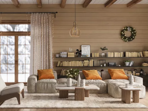 Tömör fa függőlámpa E27 foglalat, max. 60W, 200x320 mm - WRE111