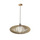 Tömör fa függőlámpa E27 foglalat, max. 60W, Ø450x190 mm - WRE121