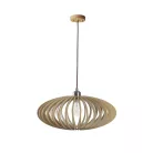 Tömör fa függőlámpa E27 foglalat, max. 60W, Ø450x190 mm - WRE121