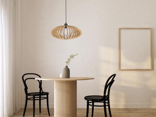 Tömör fa lámpa E27 / 450 - WRE131