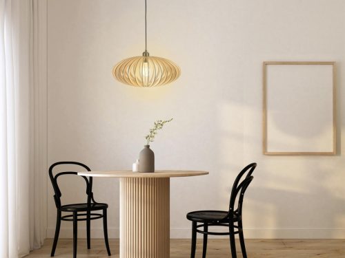 Tömör fa lámpa E27 / 450 - WRE131