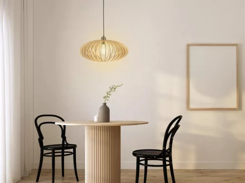 Tömör fa lámpa E27 / 450 - WRE131