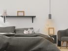 Tömör kőrisfa függőlámpa GU10 foglalattal, Ø80x130 mm, max 10W - WRG041